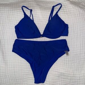 SHEIN Royal Blue Bikini Set